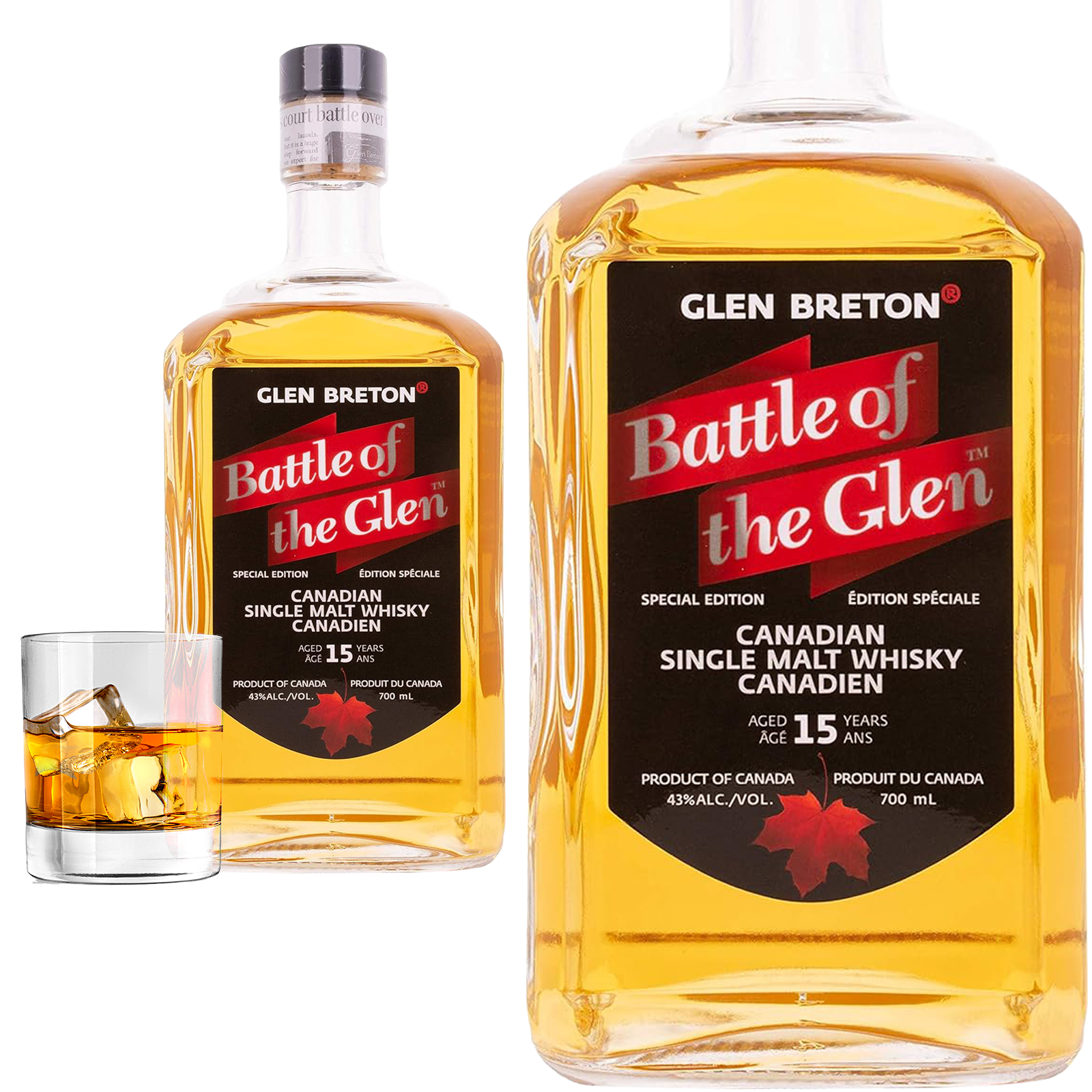 Glen Breton 15 Jahre Battle of the Glen Canadian Whisky