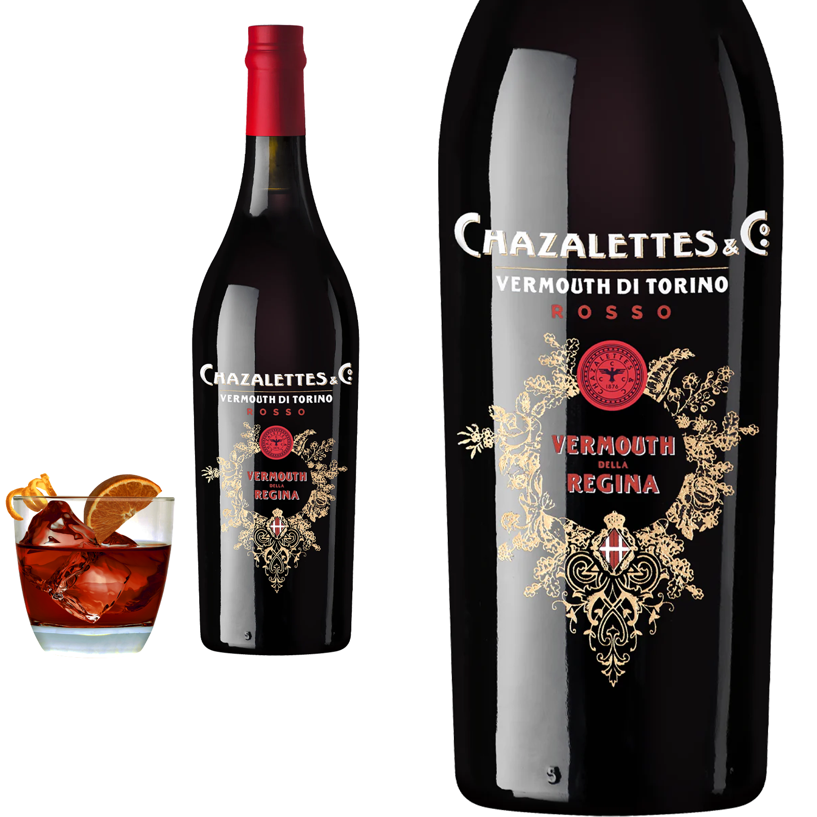 Chazalettes Vermouth della Regina Rosso  0,75 l