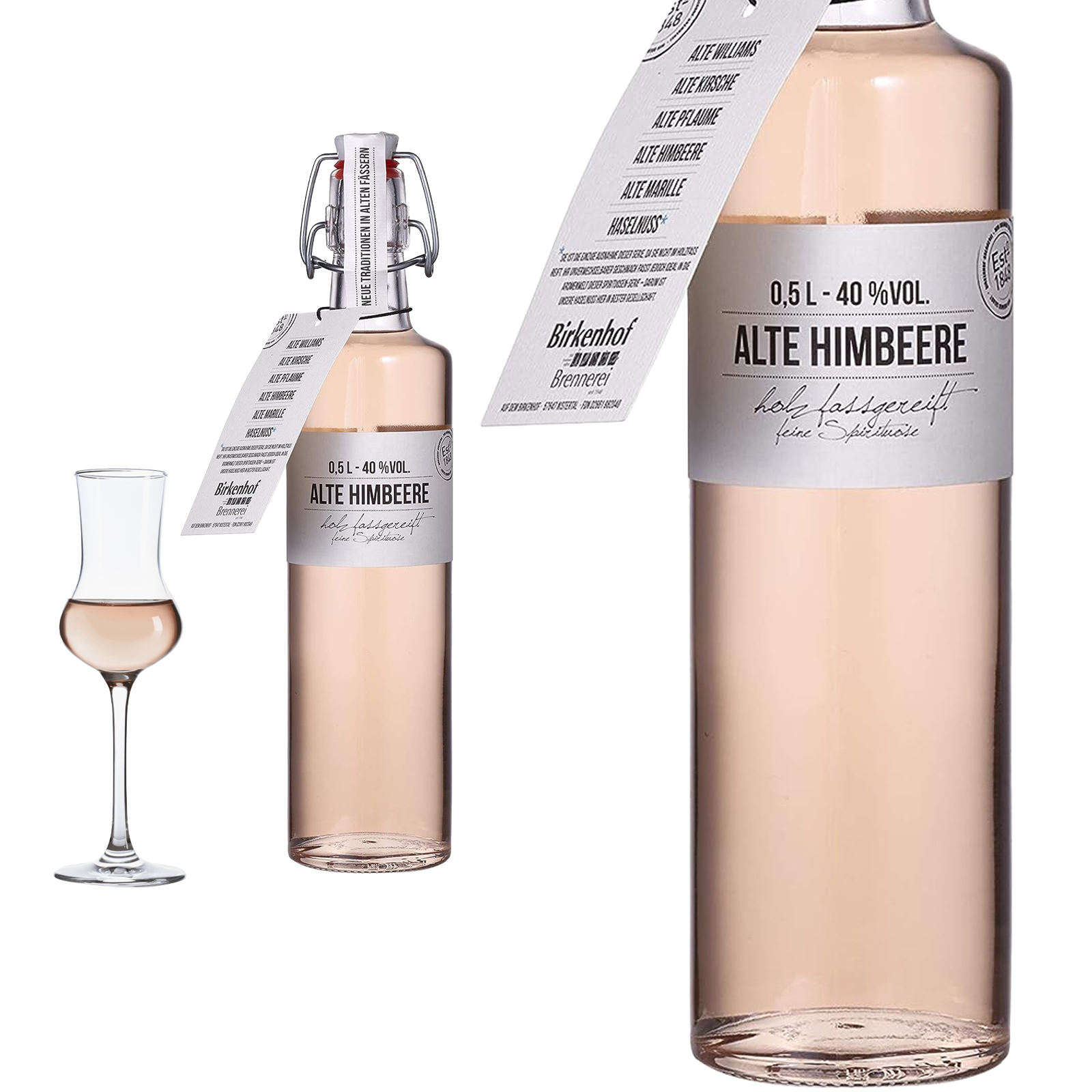 Birkenhof Alte Himbeere 40%  0,5l