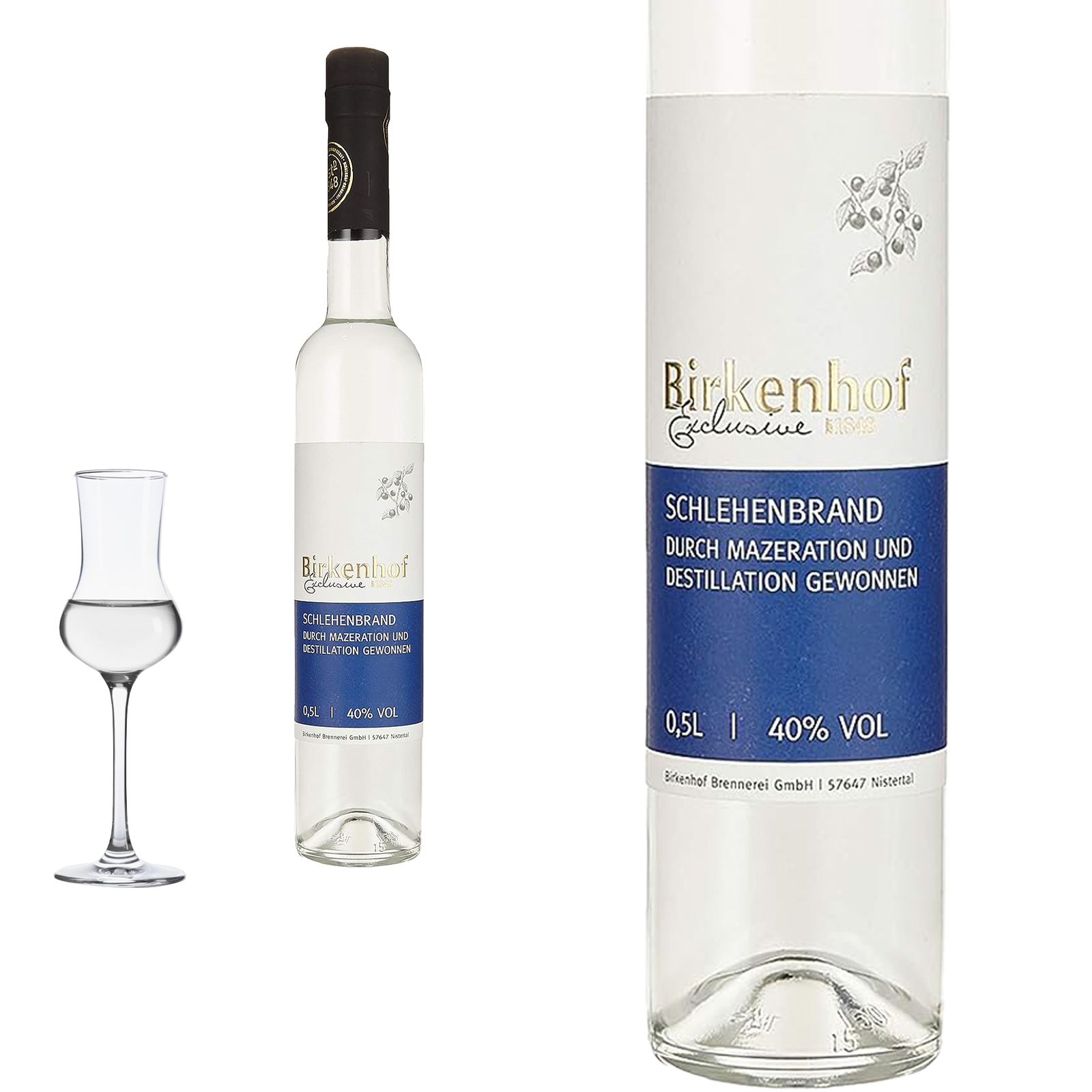 Birkenhof Schlehenbrand 40%  0,5l