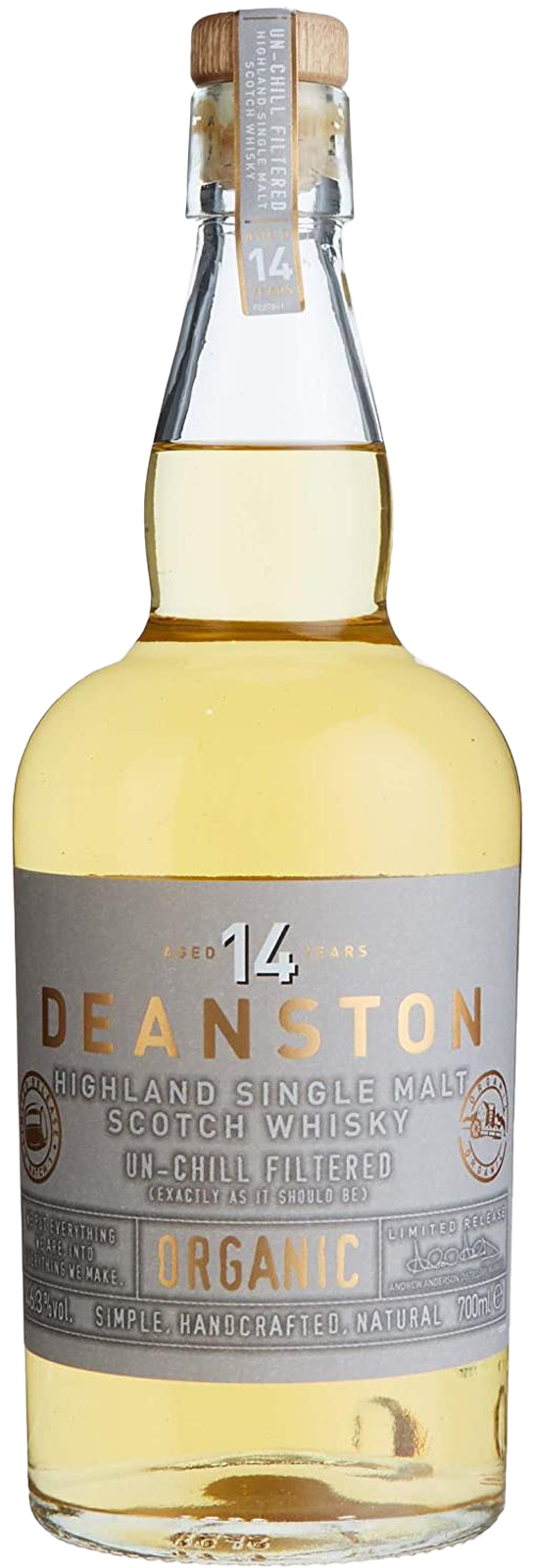 Deanston 14 Jahre Organic 0,7 l