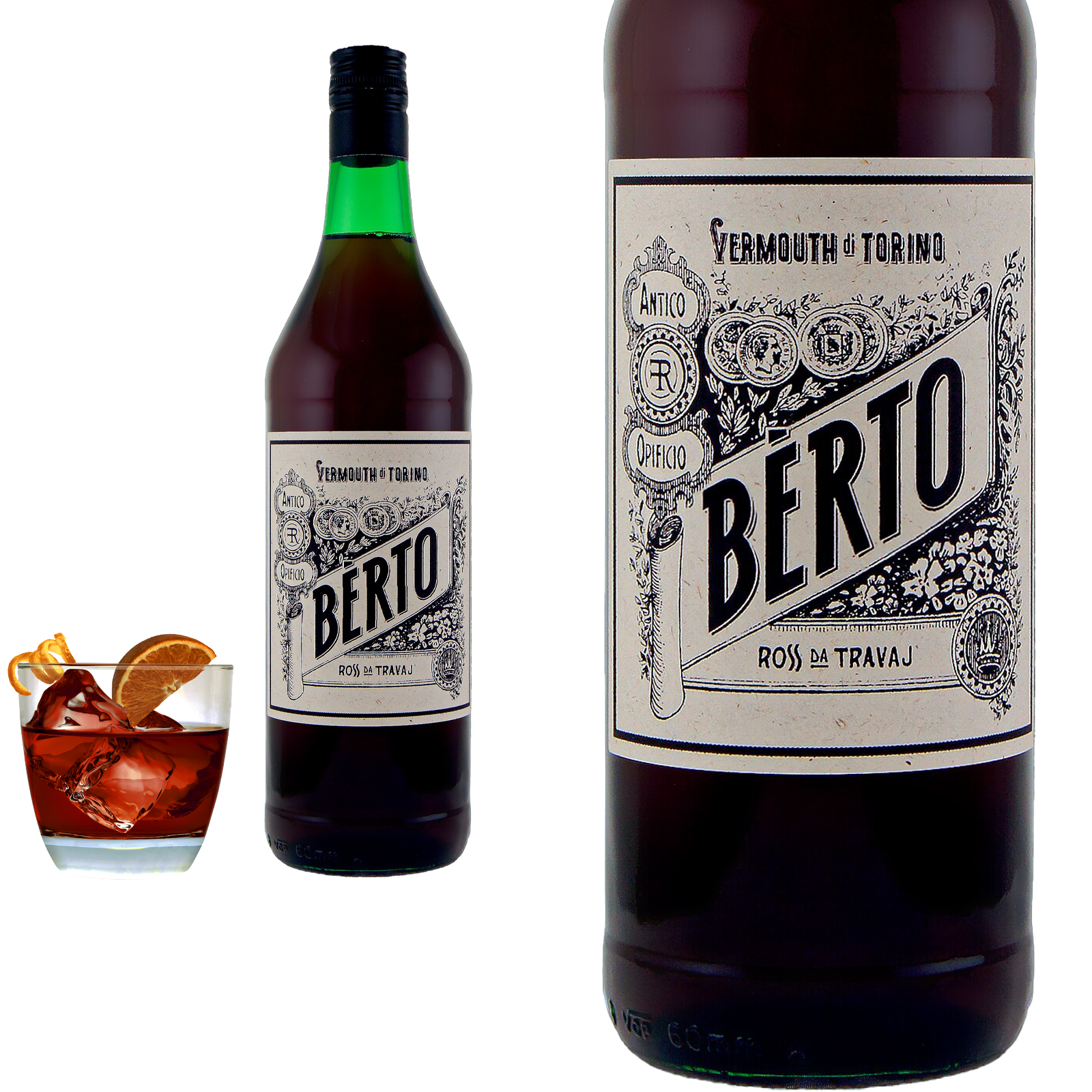 Berto Vermouth Rosso da Travaj 1,0 l