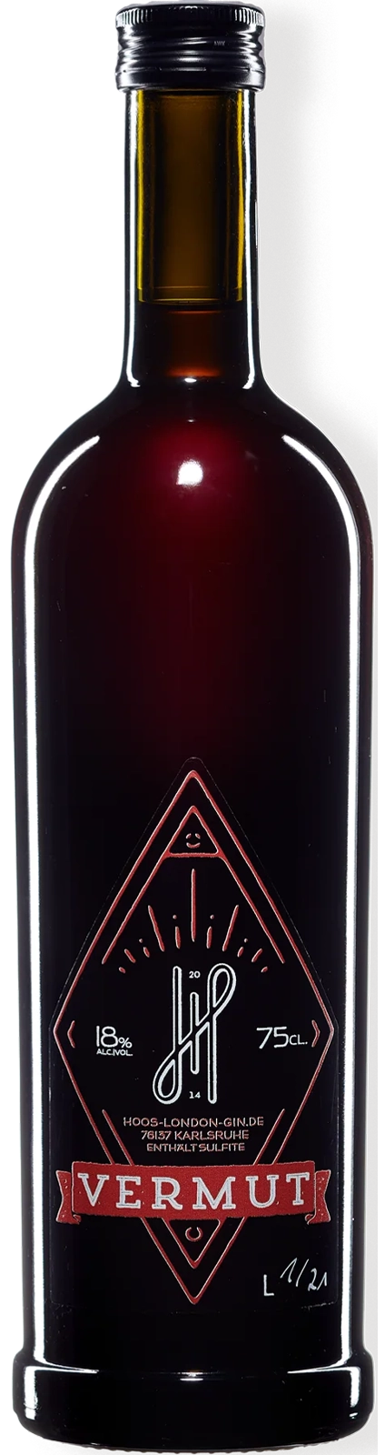 Hoos Vermut rot 0,75 l